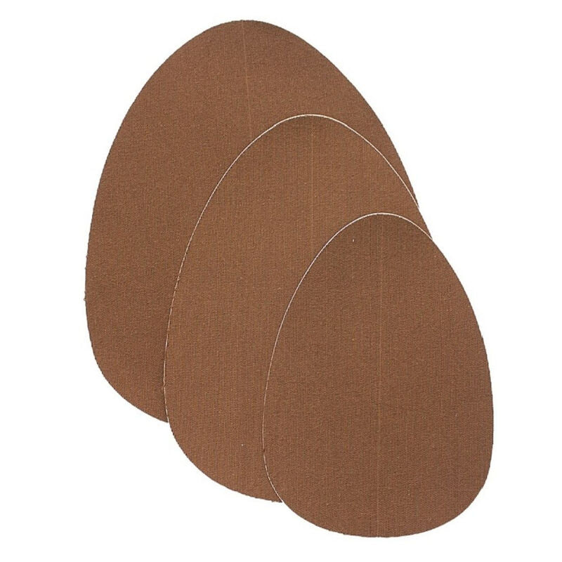 Breast Enhancer with 3 Pairs Satin Brown Cups F/H