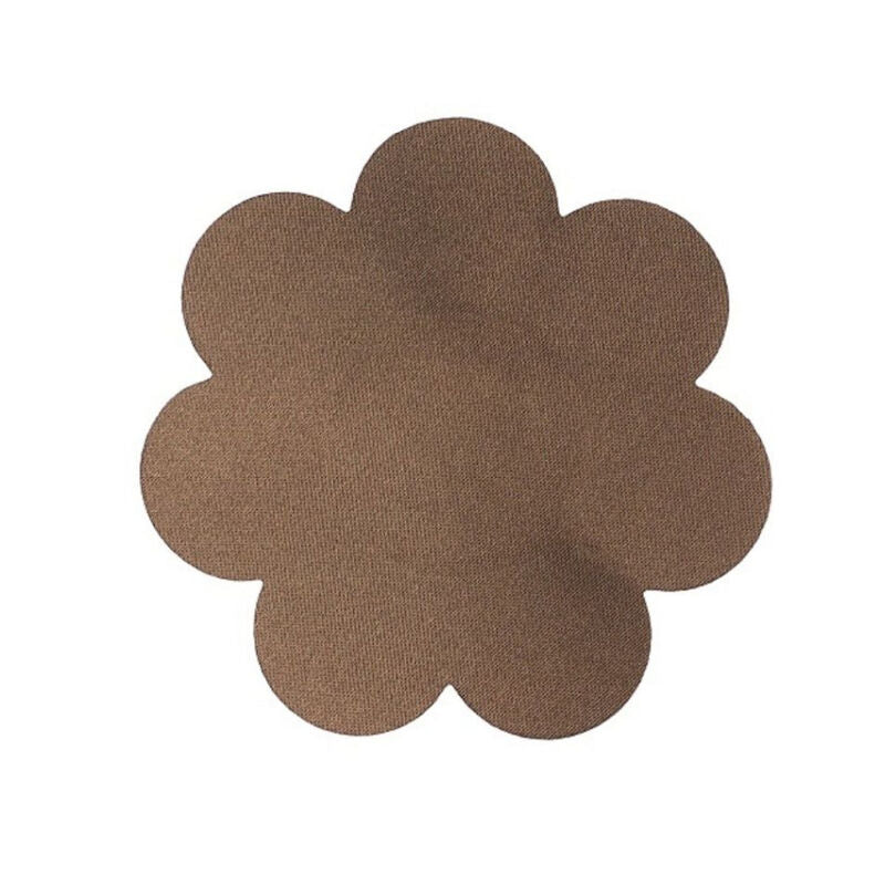 Breast Enhancer with 3 Pairs Satin Brown Cups F/H