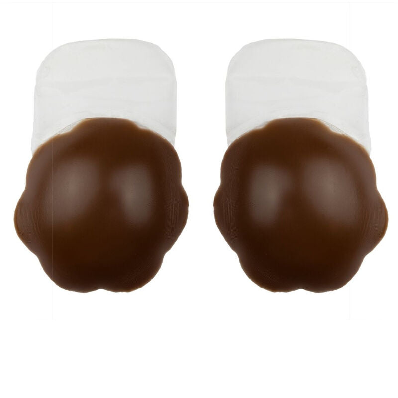 Elevador de Pecho de Silicona Push-Up - Marrón M