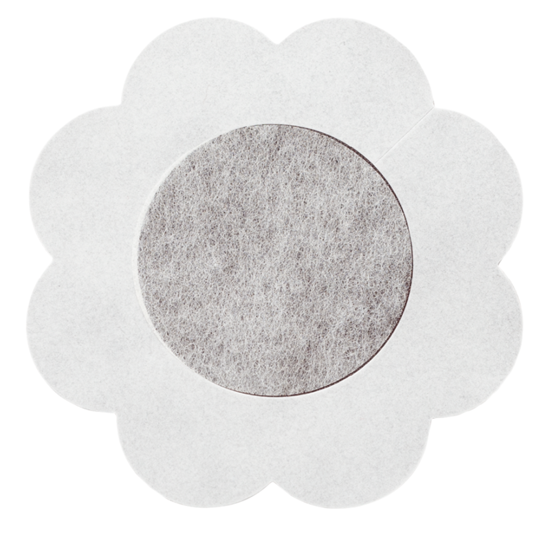 Cubiertas para Pezones Flor Marrón XL - Paquete de 3