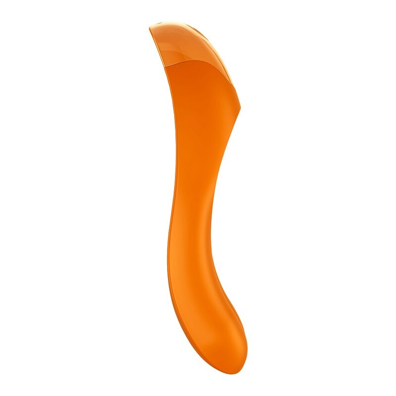 Candy Cane Orange Finger Vibrator