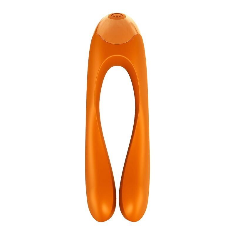 Candy Cane Orange Finger Vibrator