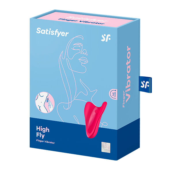 Vibrador de Dedo Fucsia High Fly