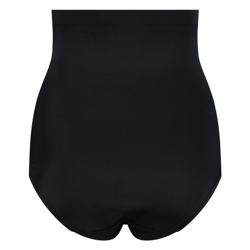 Seamless Black Girdle Panties - S