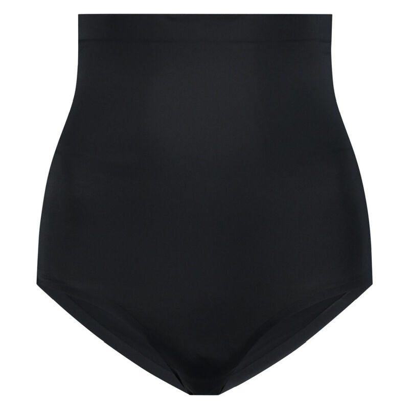 Seamless Black Girdle Panties - S
