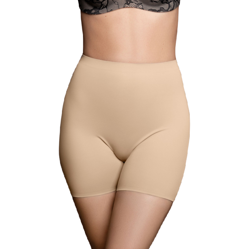 Seductive Beige Lingerie Shorts - Size S
