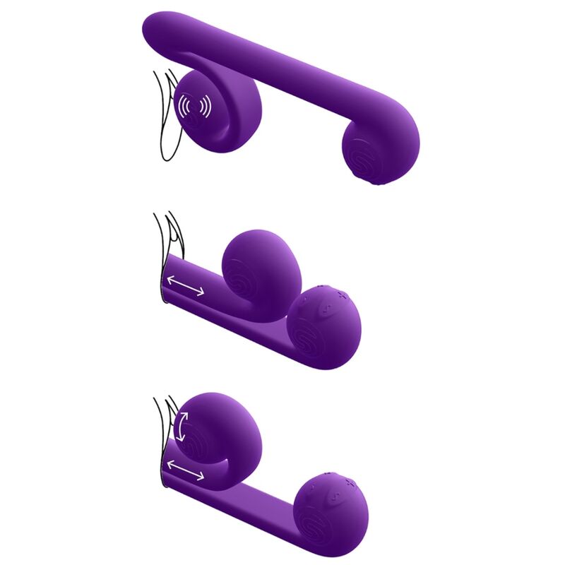 Vibrador Multiacción Púrpura