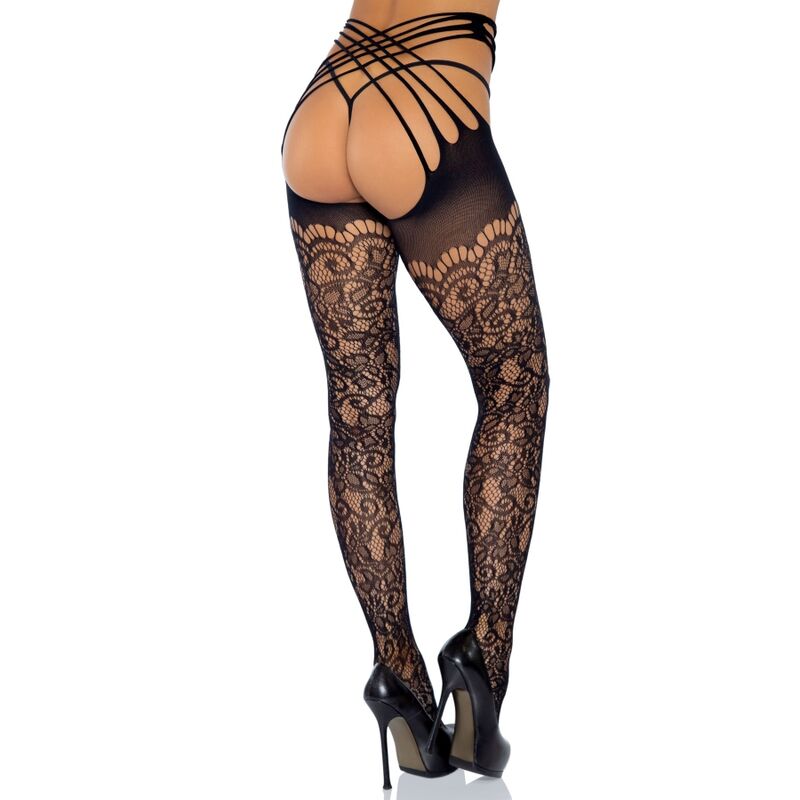 Sensual Wrap Around Crotchless Tights