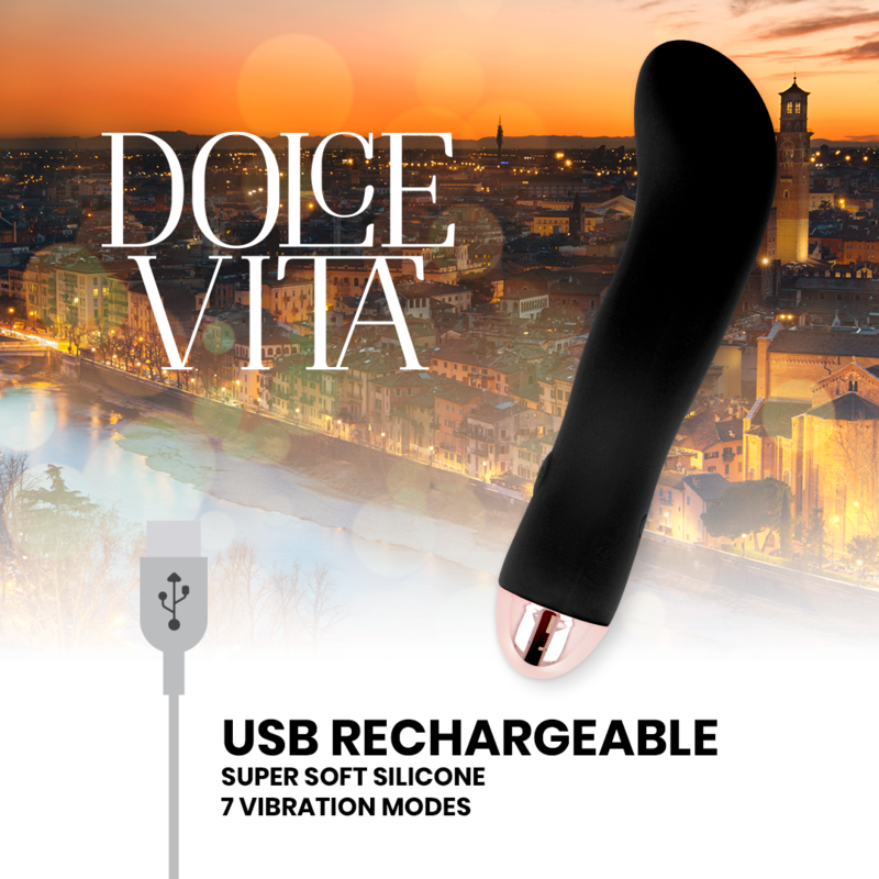 Vibrador Dual Recargable de 7 Velocidades