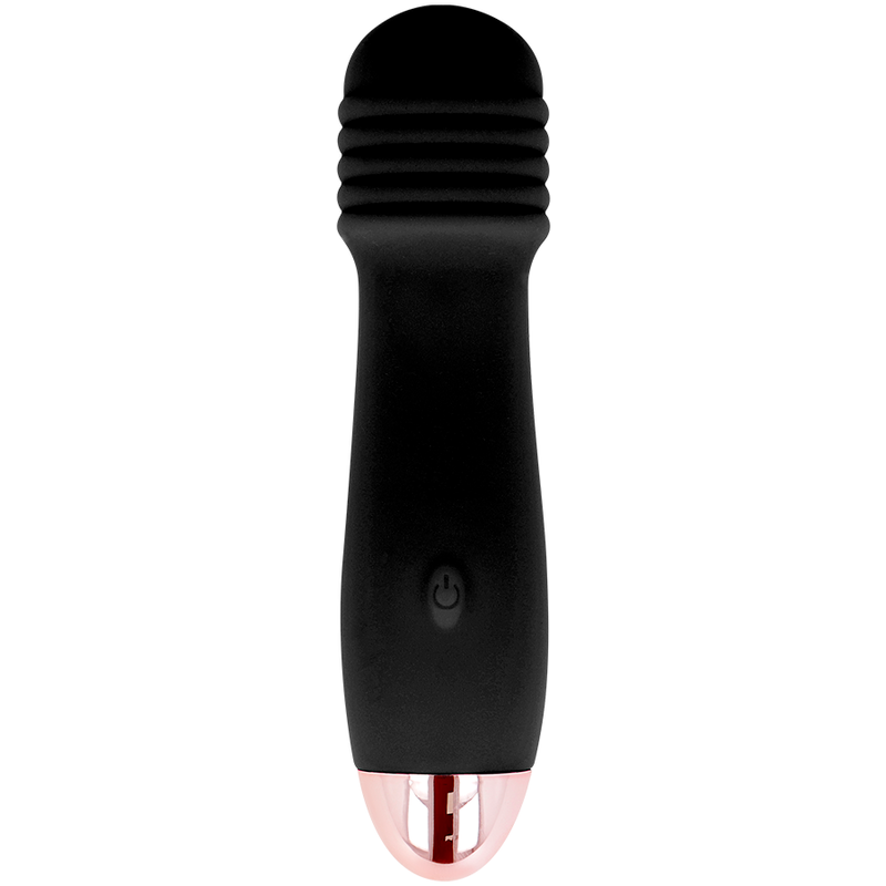 7-Speed Rechargeable Black Vibrator