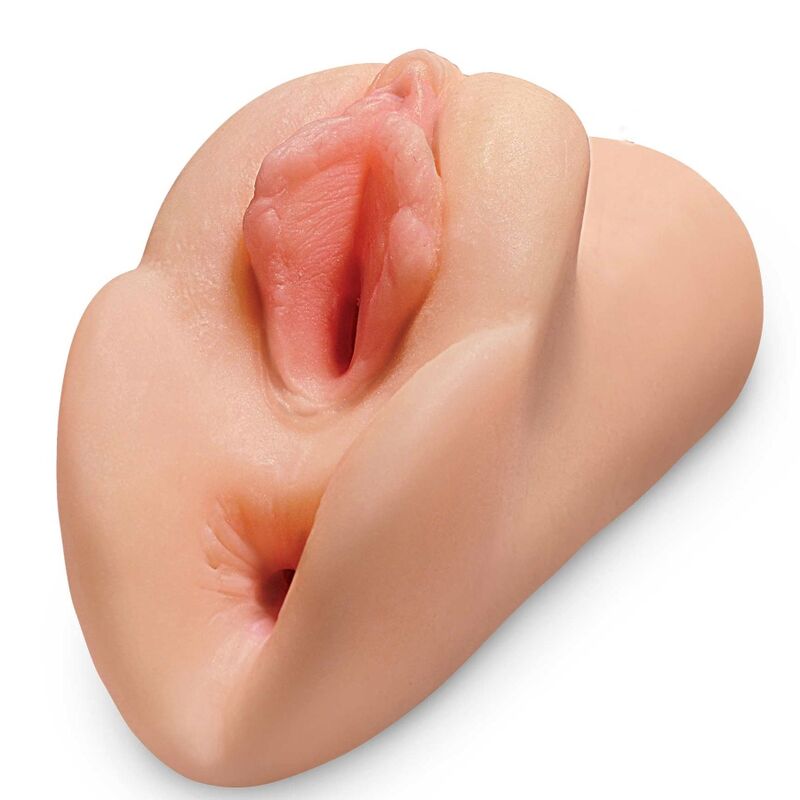 Dual-Entry Natural Vagina & Anus Stroker