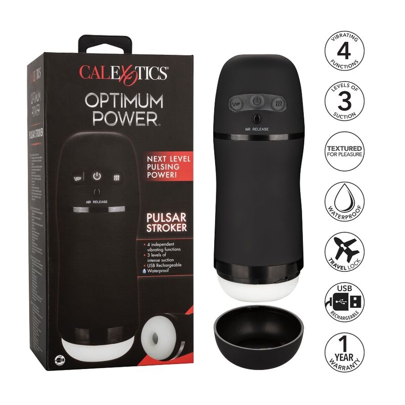 Optimum Power Vibrating Suction Stroker