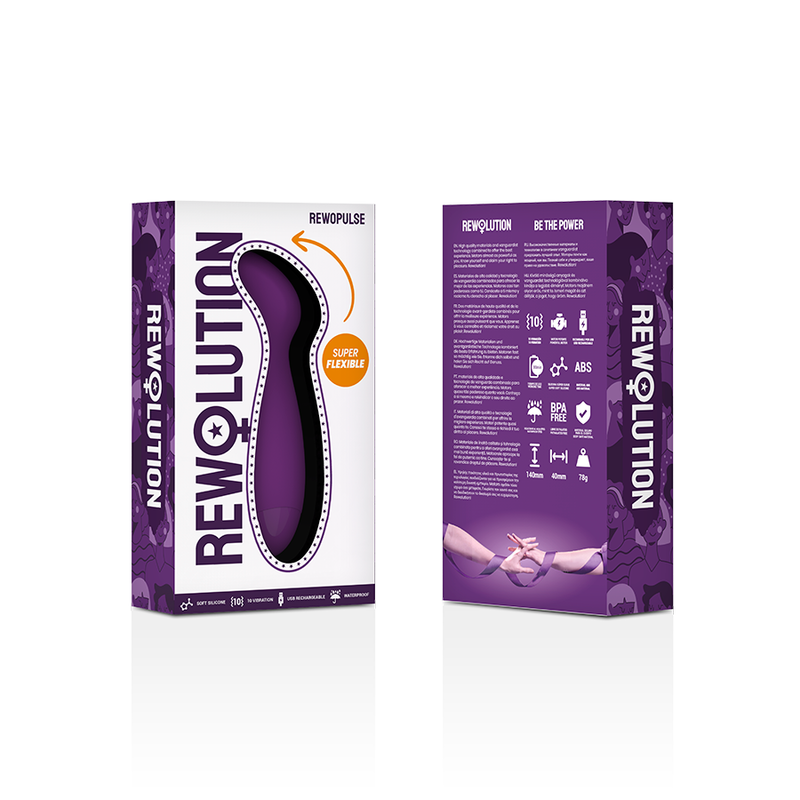Vibrador Flexible para Punto G Rewopulse