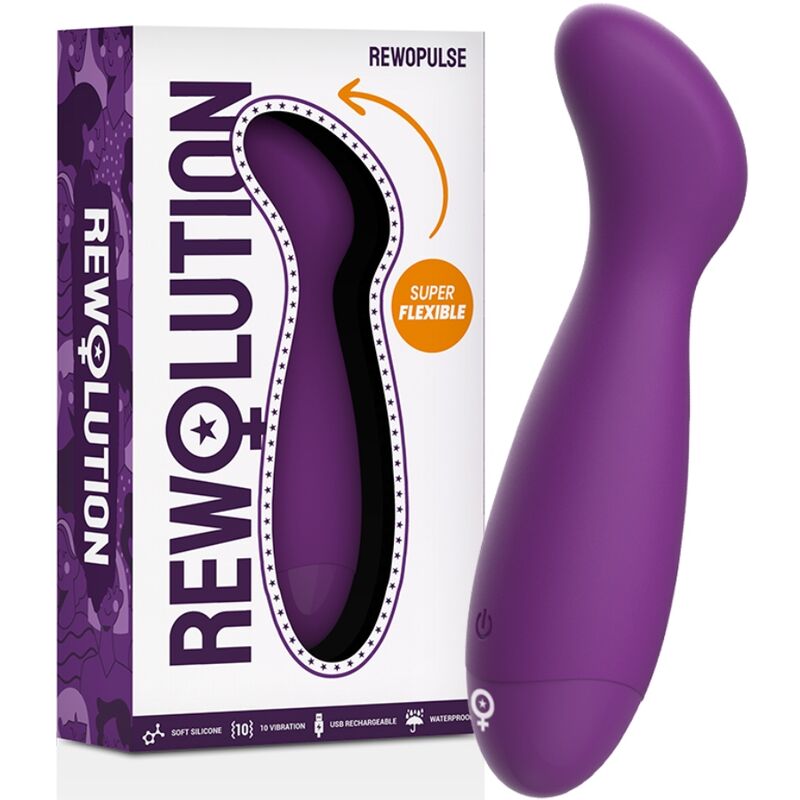 Vibrador Flexible para Punto G Rewopulse