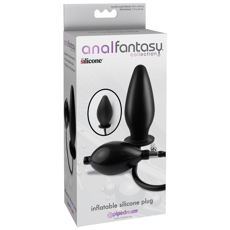 Premium Inflatable Silicone Anal Plug