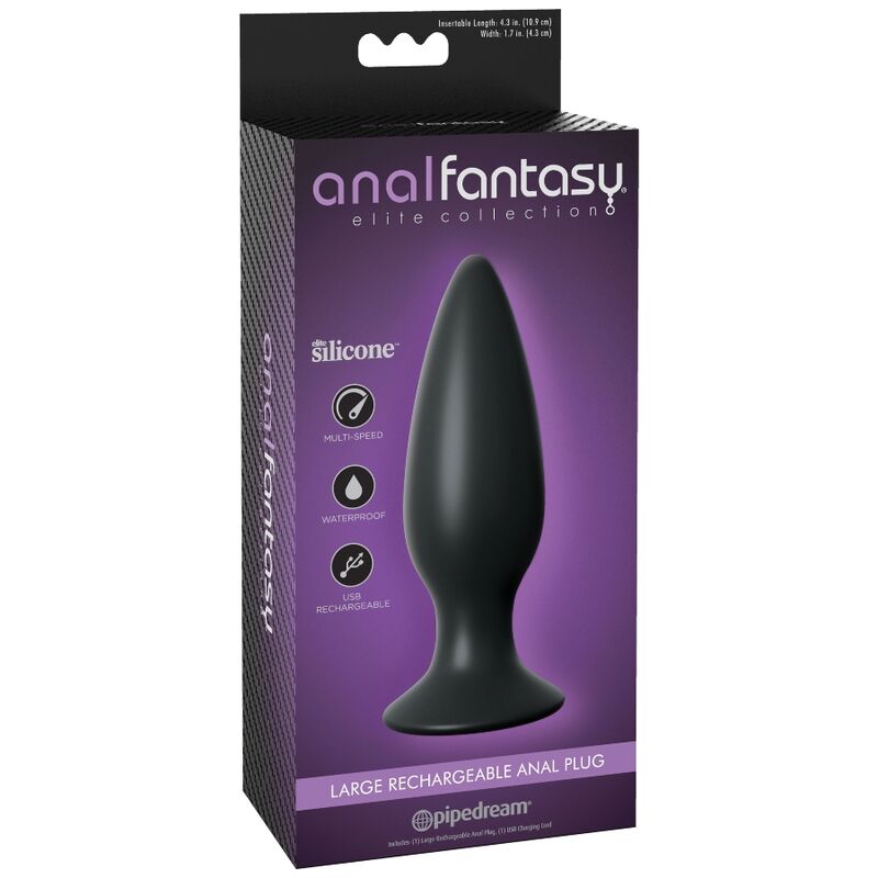 Plug Anal Vibrador Recargable