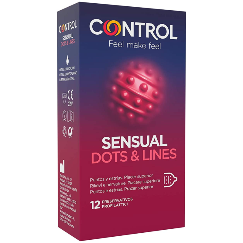 Sensual Dots & Lines Massage Points 12pk
