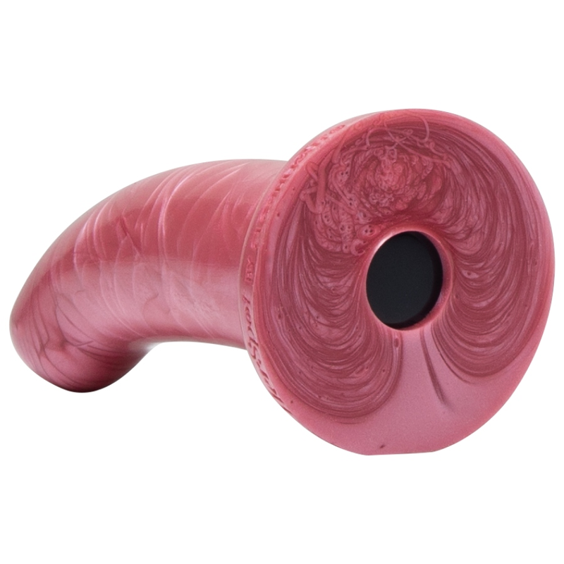 Curved Golden Rose S Dildo