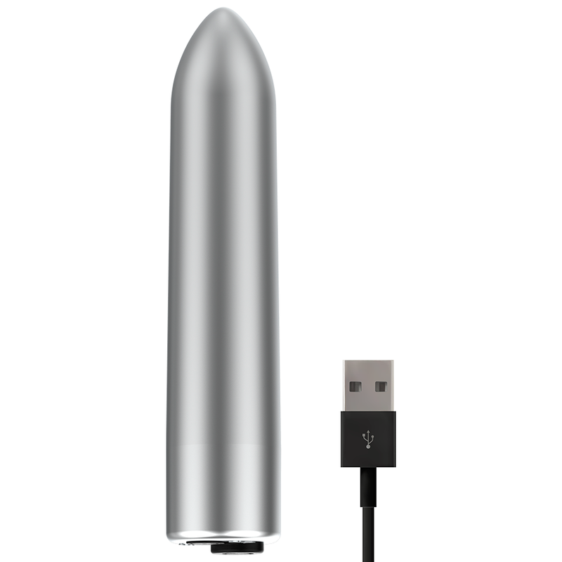 Silver 10-Mode Vibrating Bullet