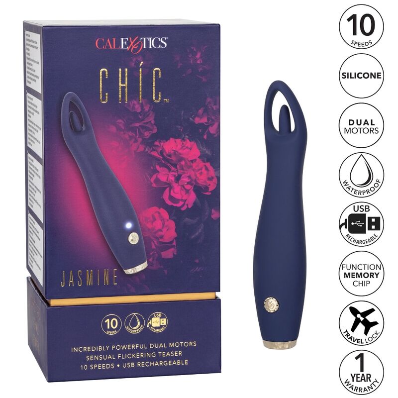Vibrador Estimulador Chic Jasmine com 10 Velocidades