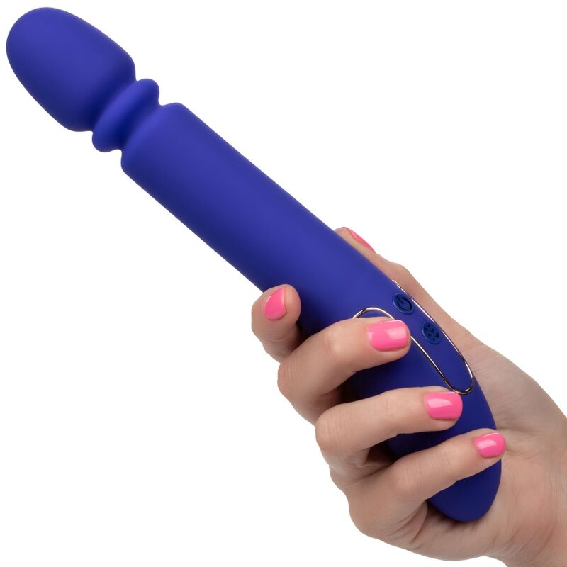 Vibrador Delgado Desvergonzado Thumper - Azul