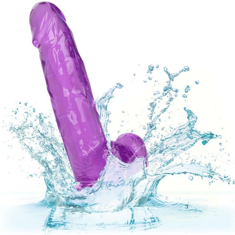 Size Queen 15.3cm Purple Dildo