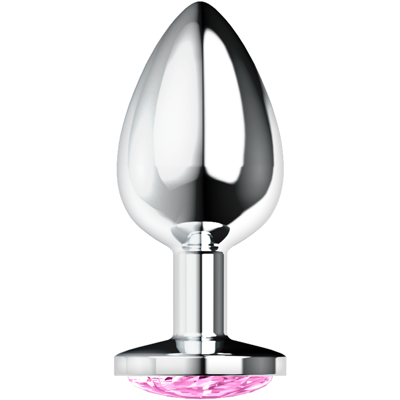 Large Crystal Anal Plug - Pink
