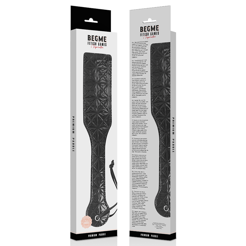 Black Edition Vegan Leather Paddle