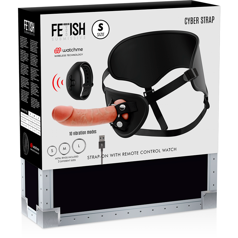 Remote Control Dildo Harness Watchme S