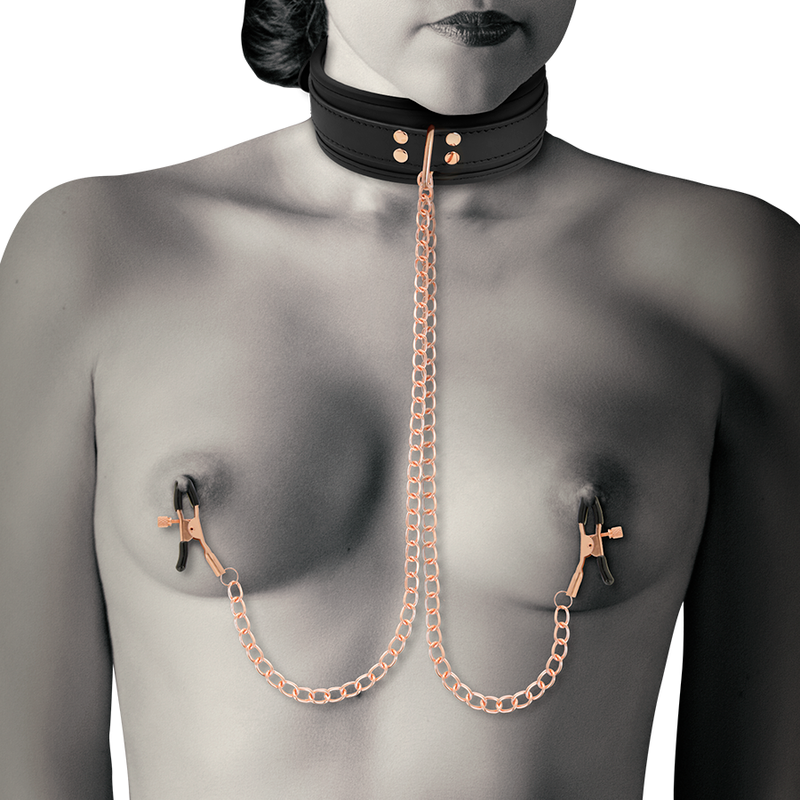 Neoprene-Lined Fantasy Nipple Clamp Necklace