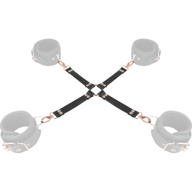 Algema Hog Tie de Couro Vegano para Fantasias