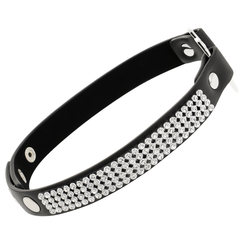 Choker BDSM de Cuero Vegano en Forma de Corazón