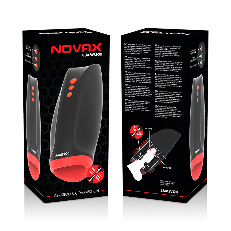 Novax Vibrating & Compressing Masturbator