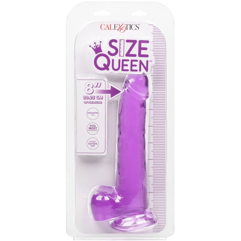 Purple Size Queen Dildo - 20.3cm