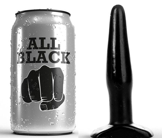 Black Anal Plug - 11 cm