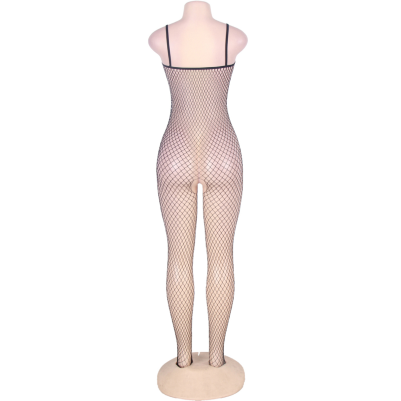 Body de Red con Escote de Cordones S/L