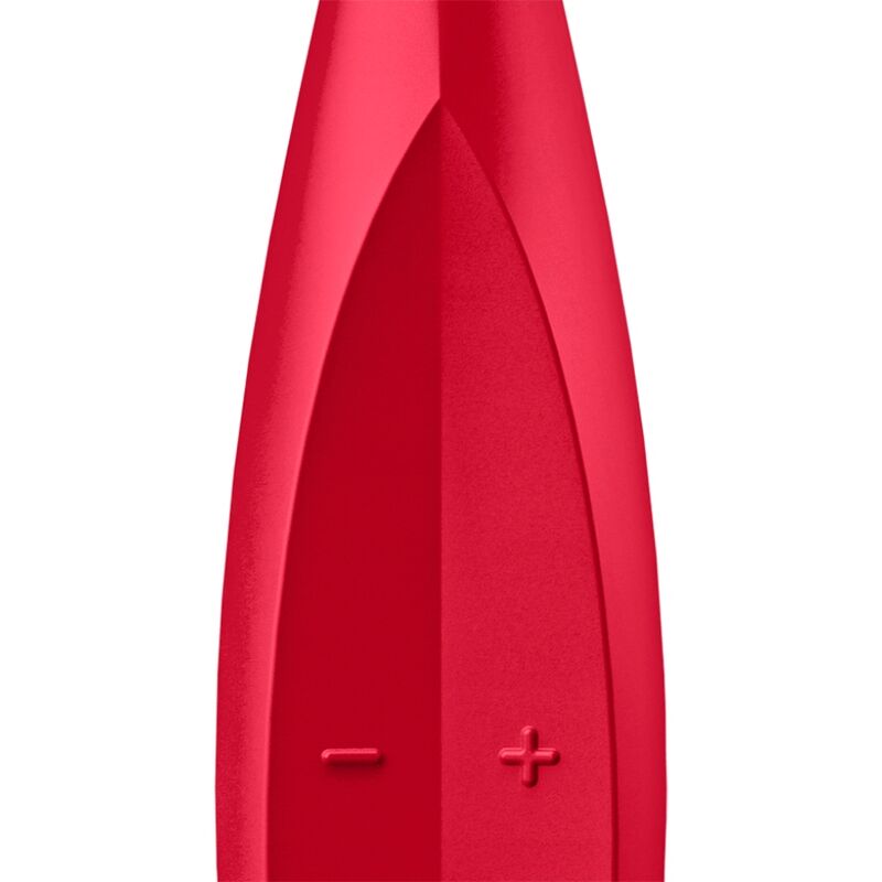 Vibrador Rojo con Punta Giratoria Divertida