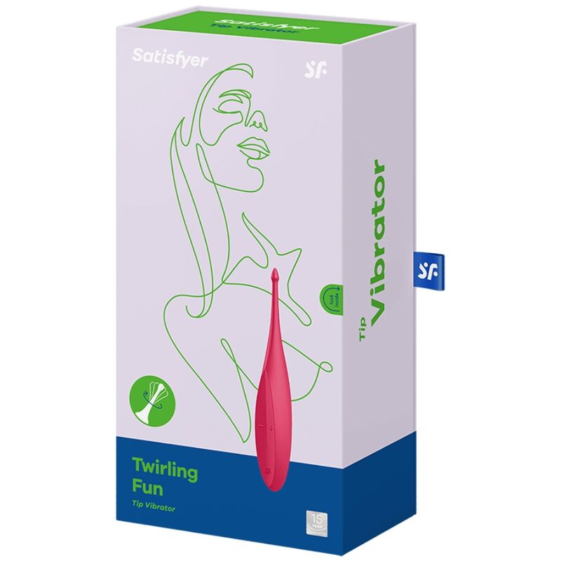 Vibrador Rojo con Punta Giratoria Divertida