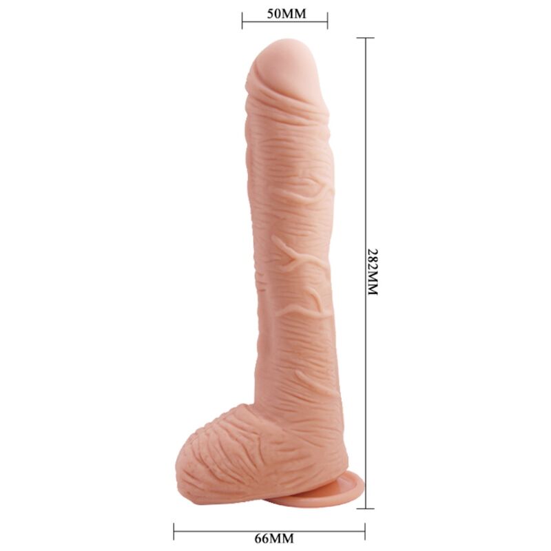Dildo realista con textura de piel Alex 27cm