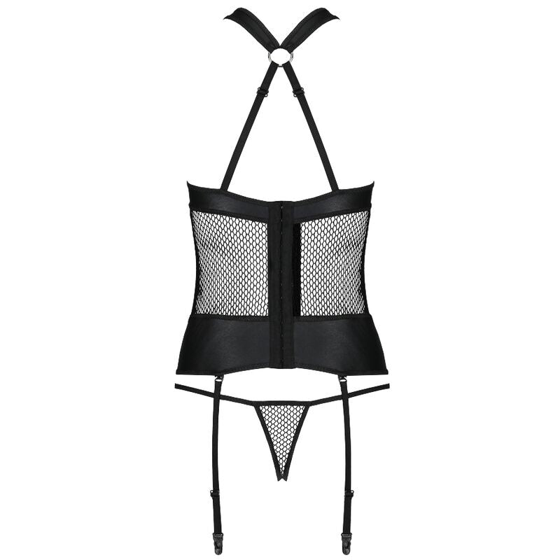 Amanda Eco-Leather Lingerie Corset S/M