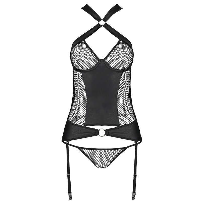 Amanda Eco-Leather Corset L/XL