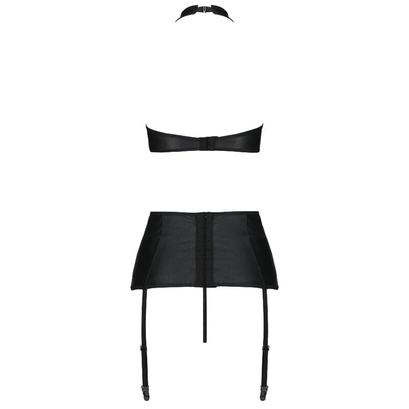 Nancy Ecological Leather Lingerie Set L/XL