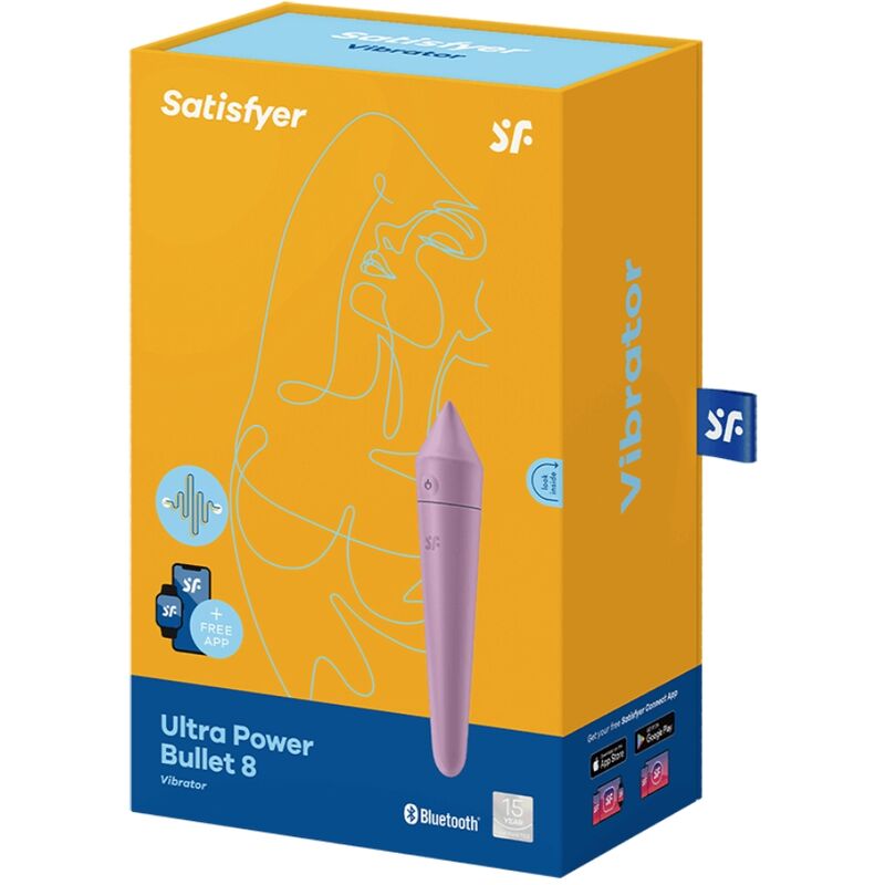 Ultra Power Bullet 8 Vibrator - Lilac