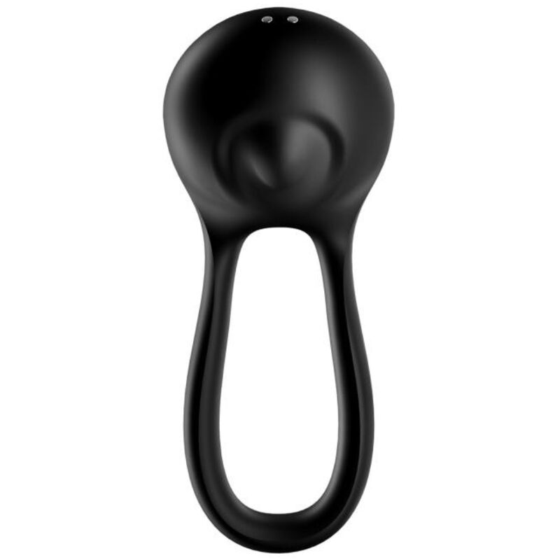 Anillo Vibrador Dual Majestic - Negro
