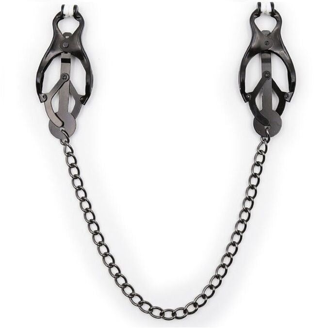 Japanese Chain Nipple Clamps - Black