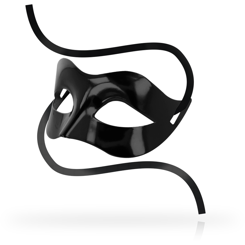 Classic Black Opaque Bondage Mask
