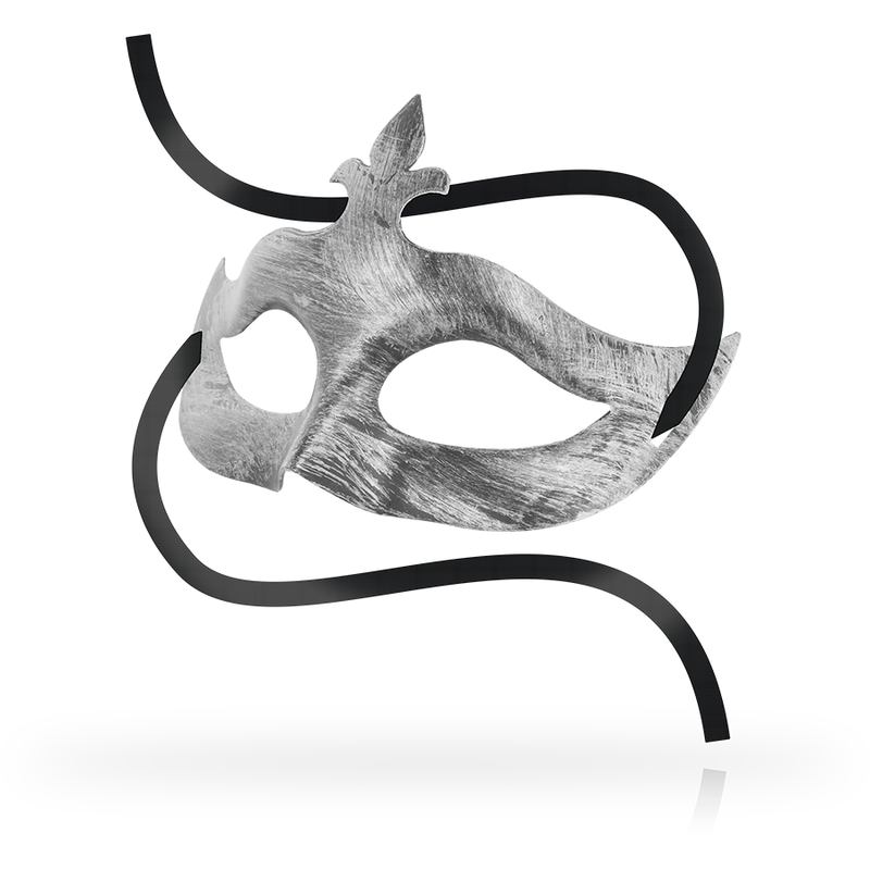 Silver Fleur De Lis Bondage Mask