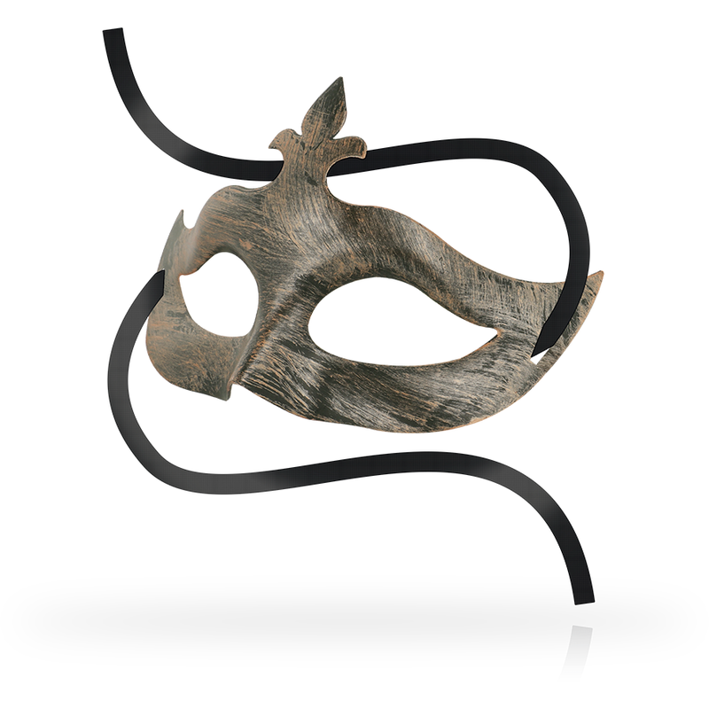 Fleur De Lis Copper Bondage Mask