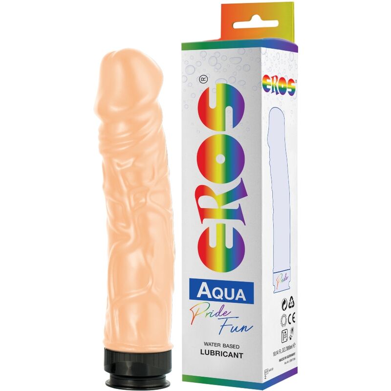 Dildo e Lubrificante LGBT Eros Aqua