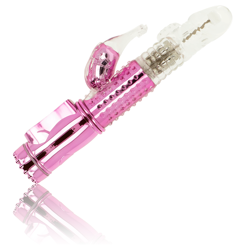 Dual-Action Rotating Vibrator with Clit Stimulator